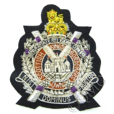 KOSB Kings Own Scottish Borderers QC Deluxe Blazer Badge